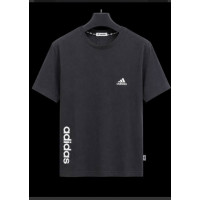 Футболка Adidas Brend Premium подвійний логотип чоловіча/унісекс
